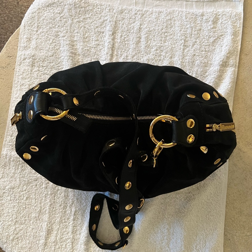 HAMMITT BLACK BUTTERY SOFT SUEDE LARGE CROSSBODY BAG IN EXCELLENT CONDITION!